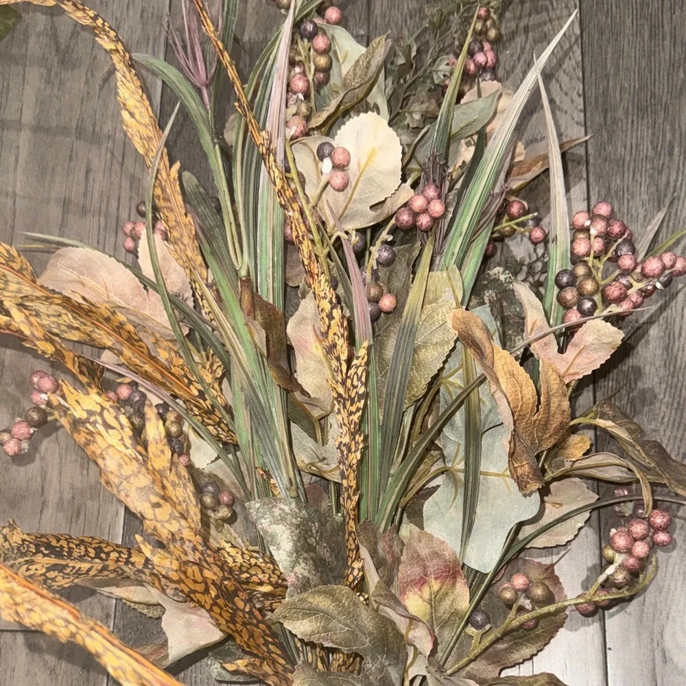Artificial Green and Brown Leaf branches